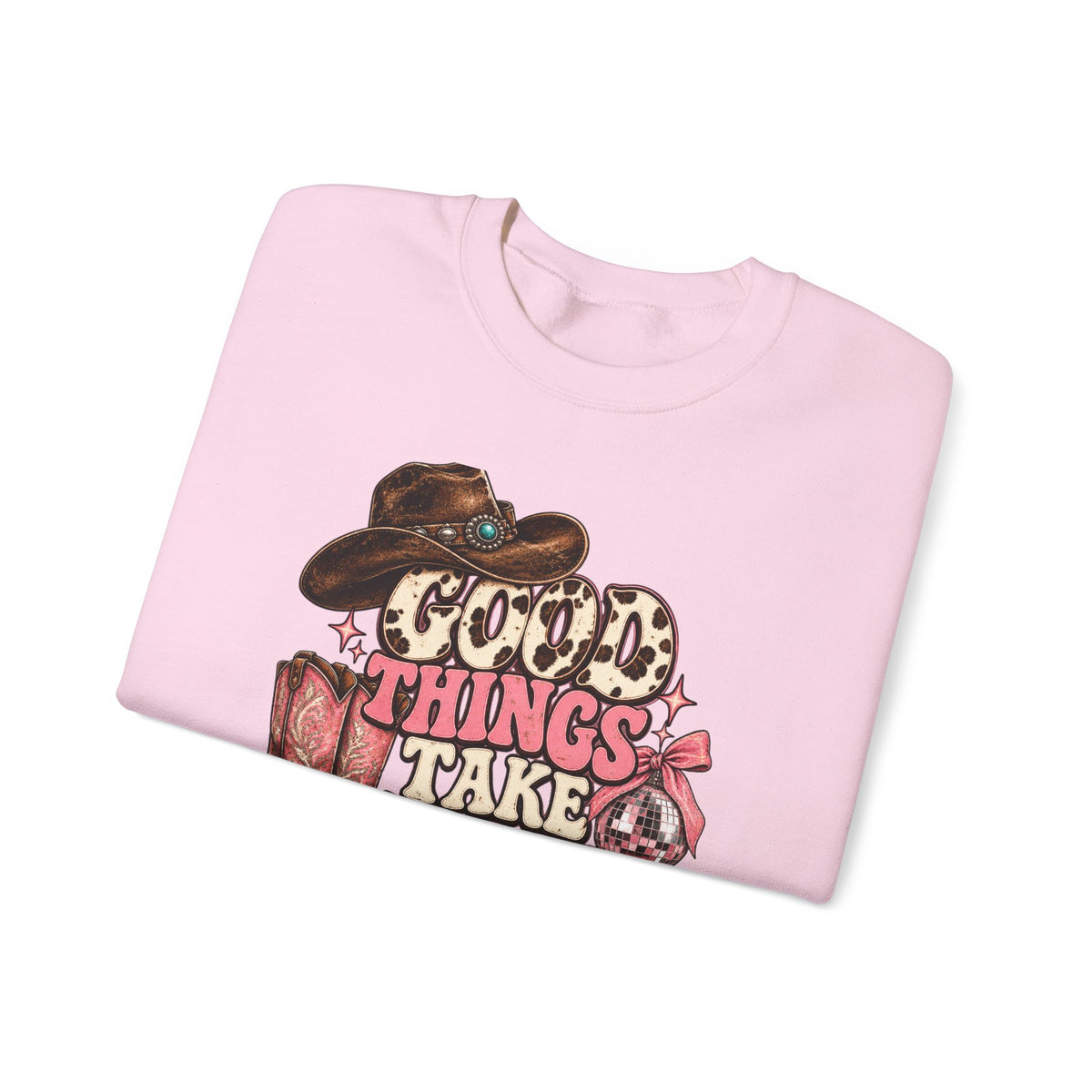Good Things Take Time Crewneck Sweatshirt