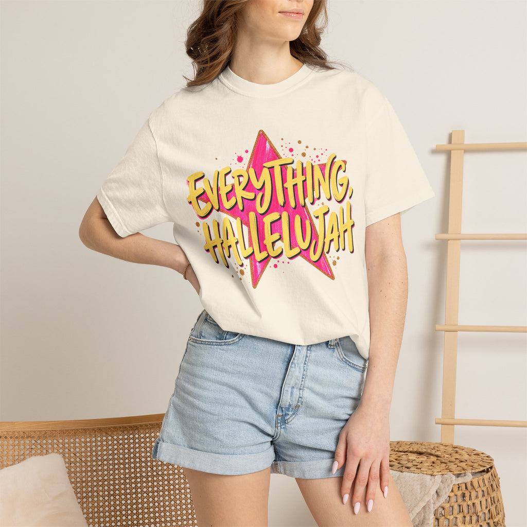 Everything, Hallelujah T-Shirt — Retro Star Christian Graphic Tee