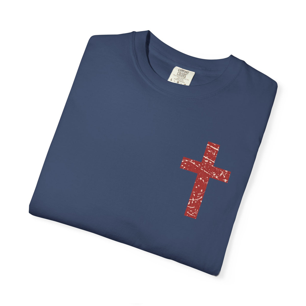 Christian Tee — 'The Heavens Are Roaring' Tiger Cross Graphic T-Shirt
