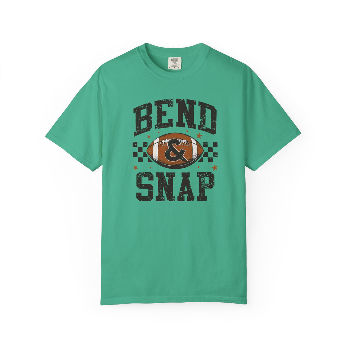 Bend & Snap Football Tee — Vintage Distressed Game Day T-Shirt