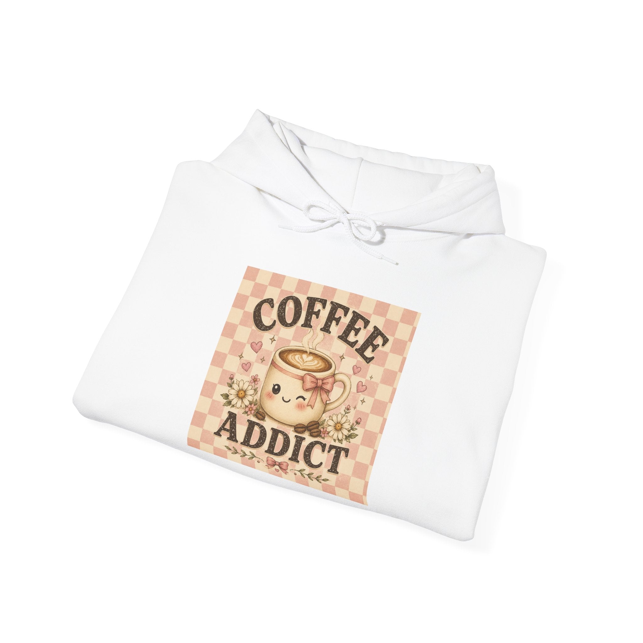 Coffee Addict Hoodie — Vintage Retro Coffee Lover Sweatshirt