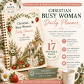 Christian busy woman planner