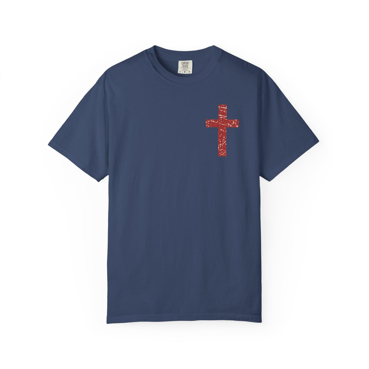 Christian Tee — 'The Heavens Are Roaring' Tiger Cross Graphic T-Shirt