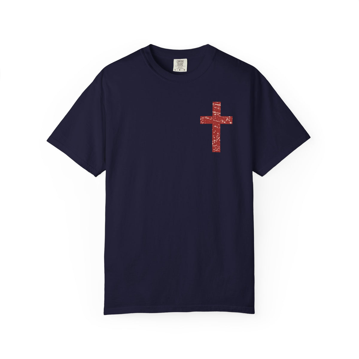 Christian Tee — 'The Heavens Are Roaring' Tiger Cross Graphic T-Shirt
