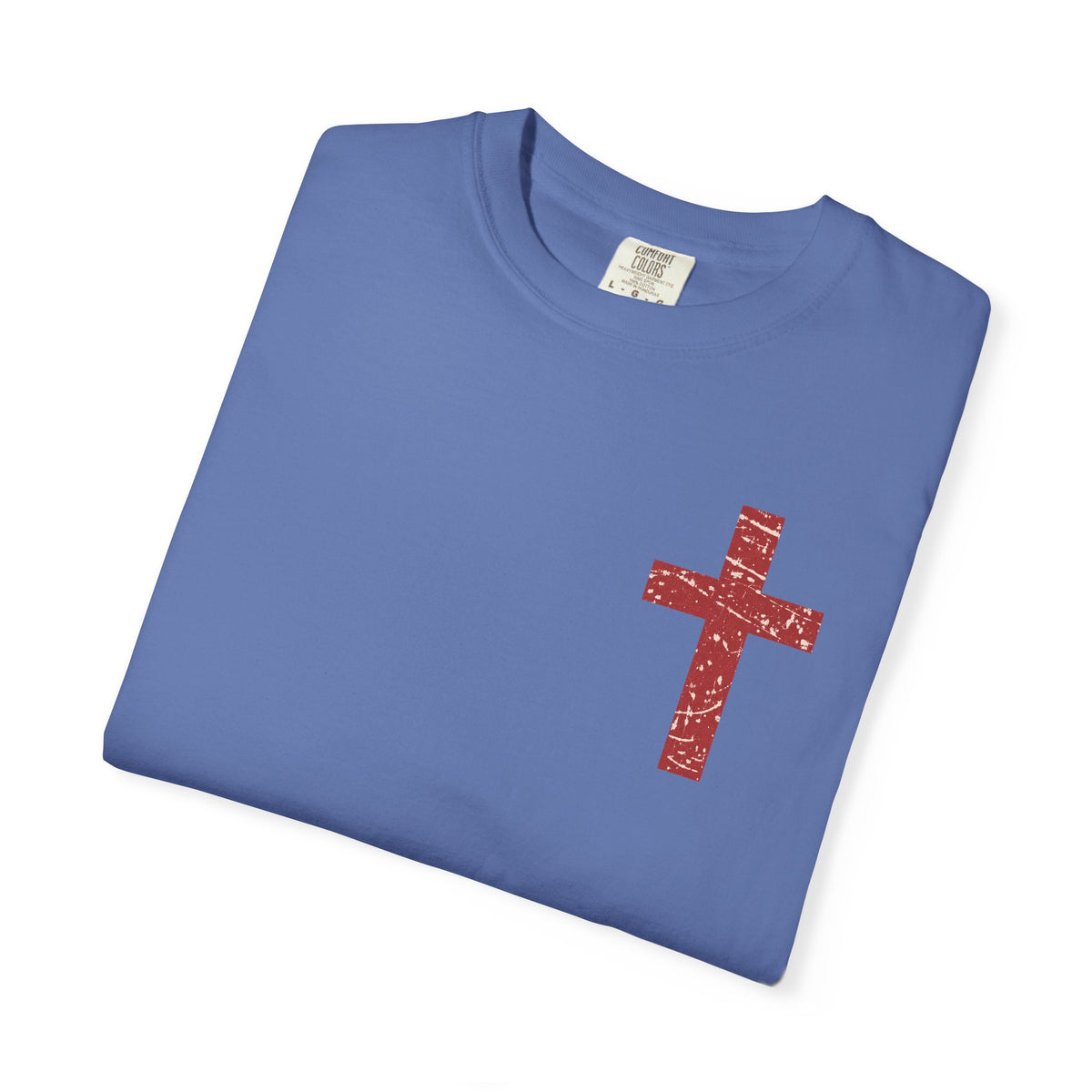 Christian Tee — 'The Heavens Are Roaring' Tiger Cross Graphic T-Shirt