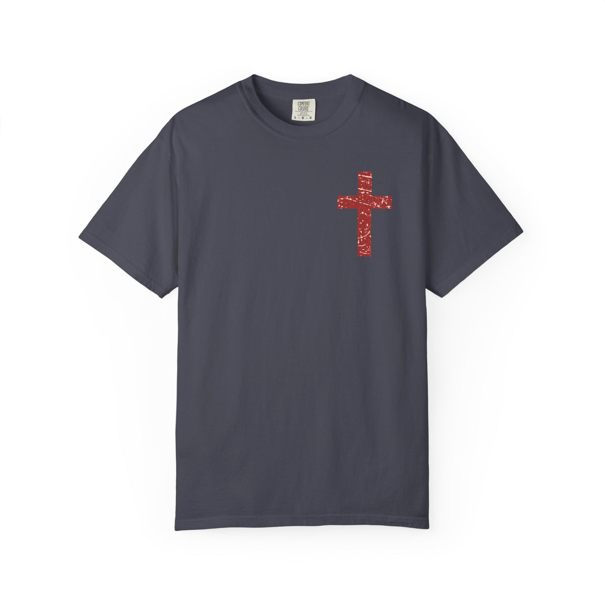 Christian Tee — 'The Heavens Are Roaring' Tiger Cross Graphic T-Shirt