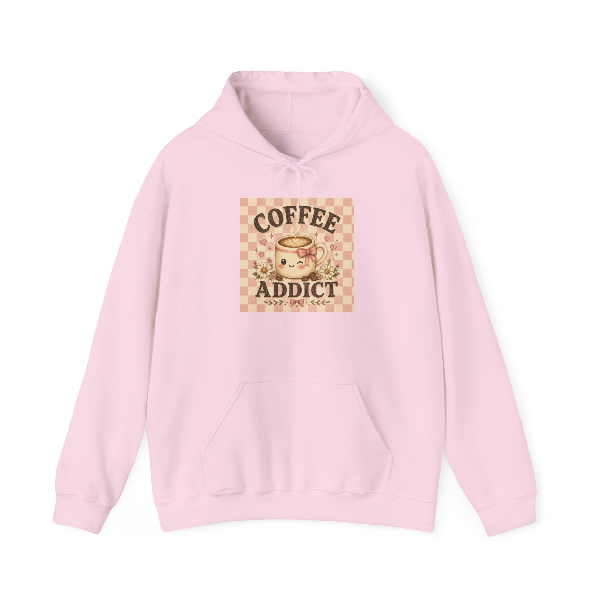 Coffee Addict Hoodie — Vintage Retro Coffee Lover Sweatshirt