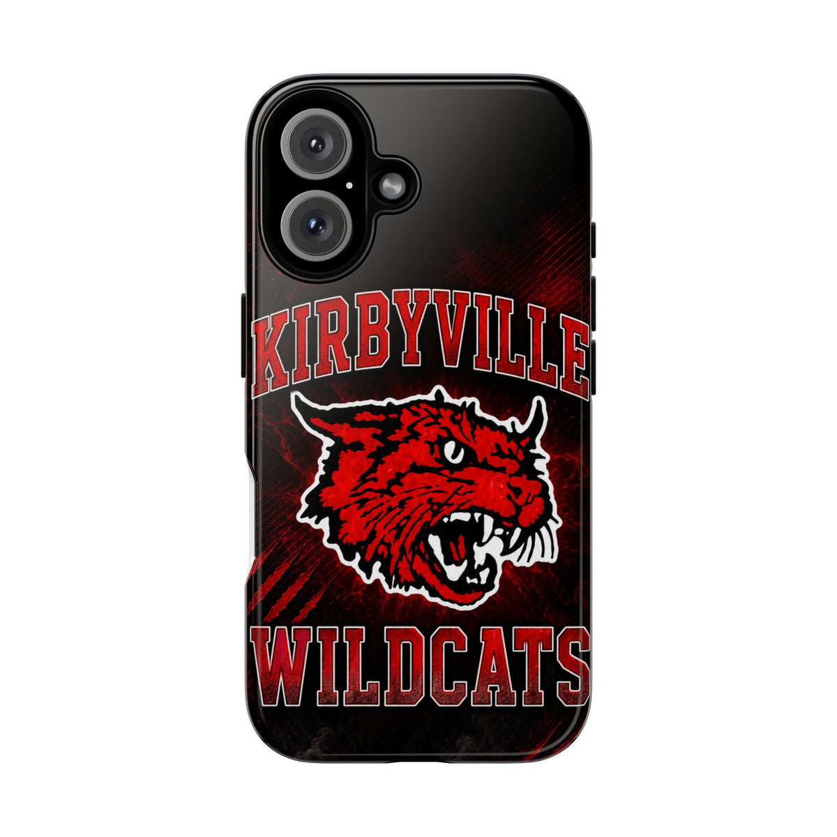 Kirbyville Wildcats Tough Phone Case — Protective School Spirit iPhone Case