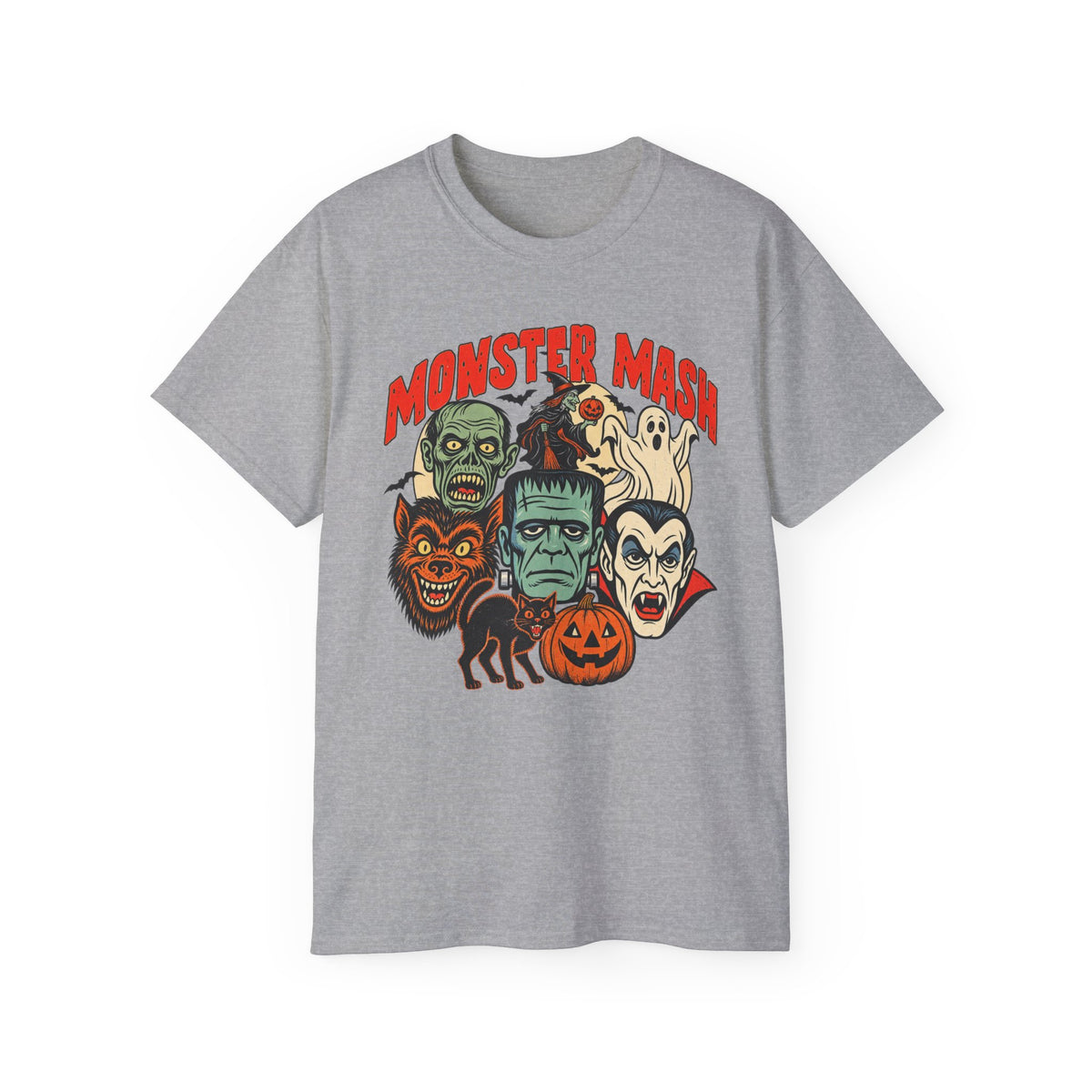 Monster Mash T-Shirt — Vintage Halloween Monster Graphic Tee