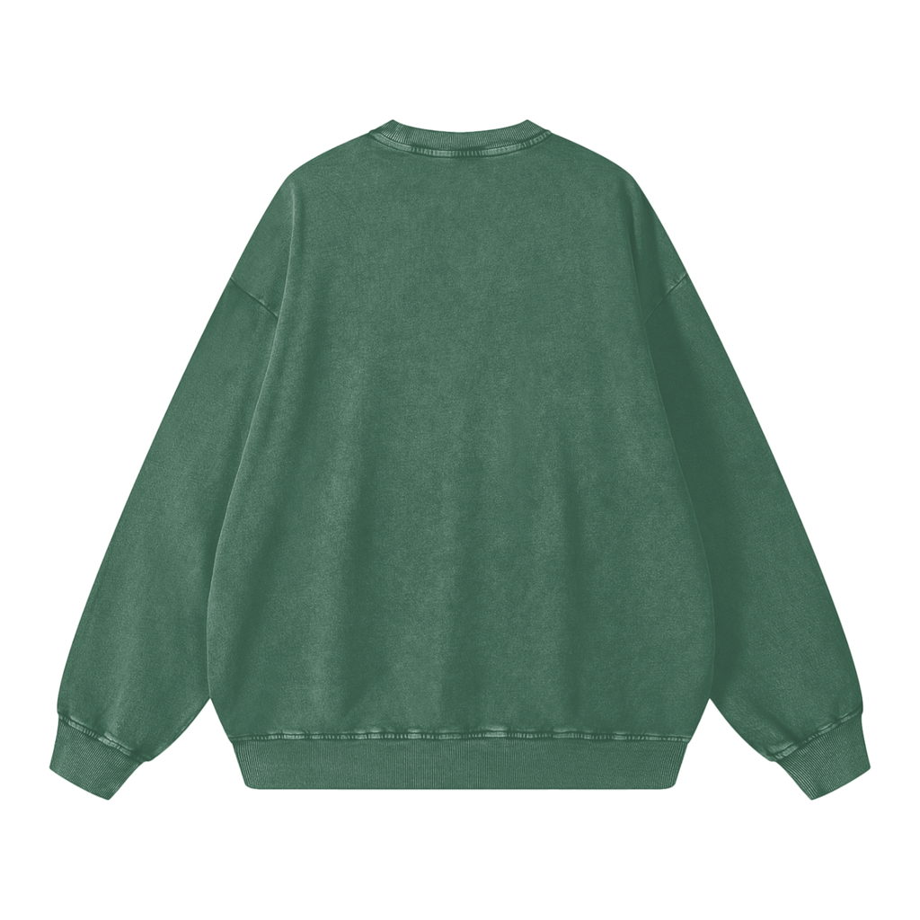 Let it Bee Snow Washed Oversized Sweatshirt