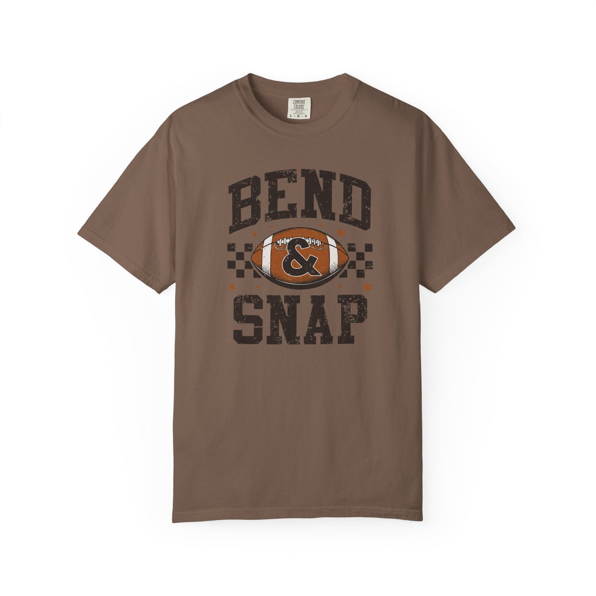 Bend & Snap Football Tee — Vintage Distressed Game Day T-Shirt