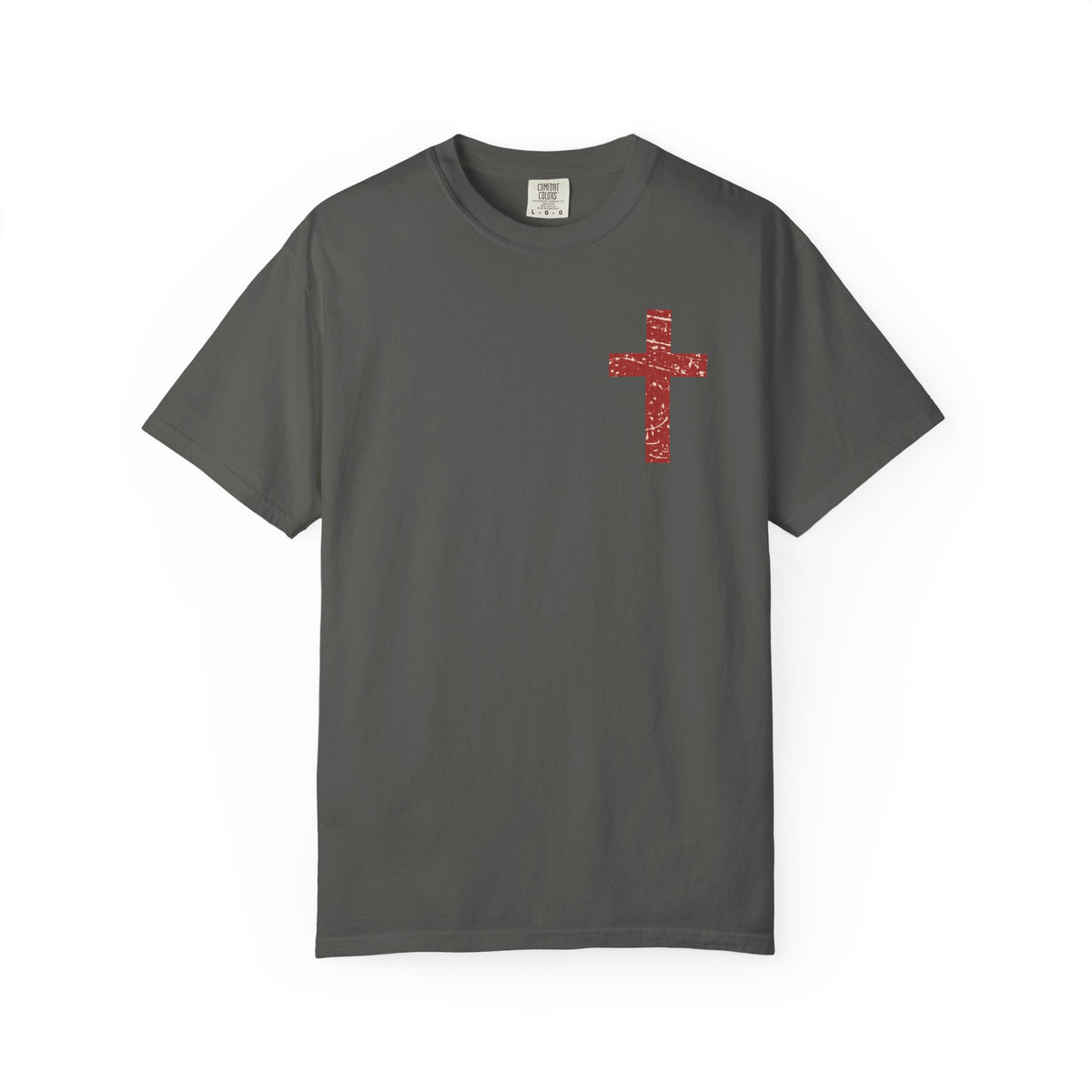 Christian Tee — 'The Heavens Are Roaring' Tiger Cross Graphic T-Shirt