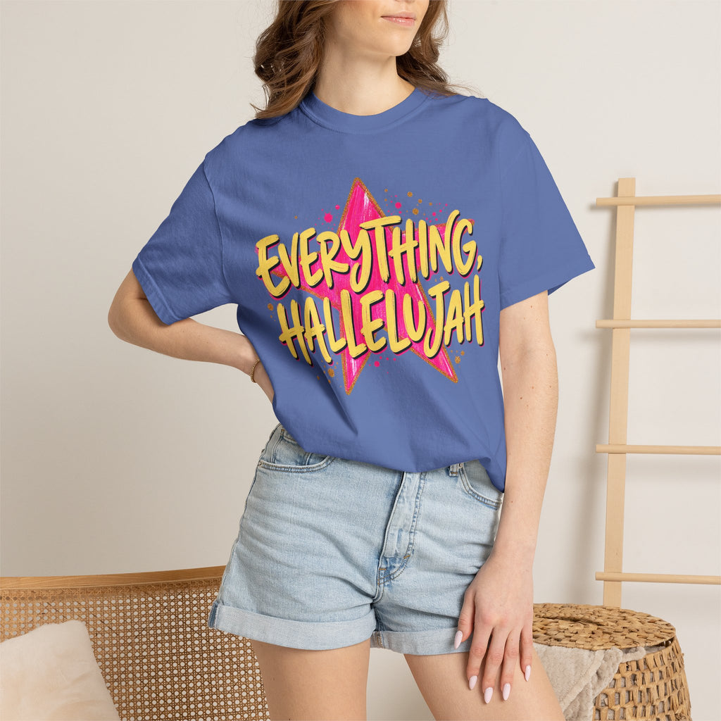 Everything, Hallelujah T-Shirt — Retro Star Christian Graphic Tee