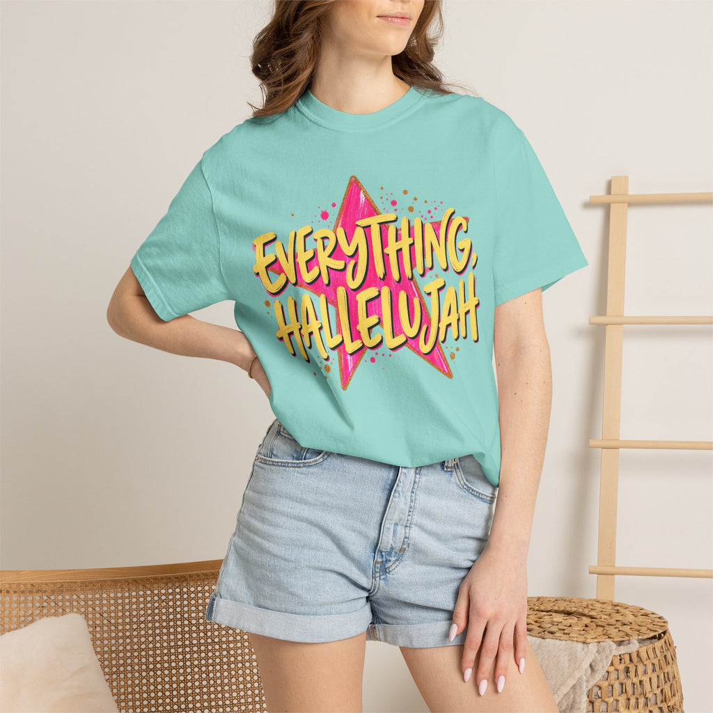 Everything, Hallelujah T-Shirt — Retro Star Christian Graphic Tee