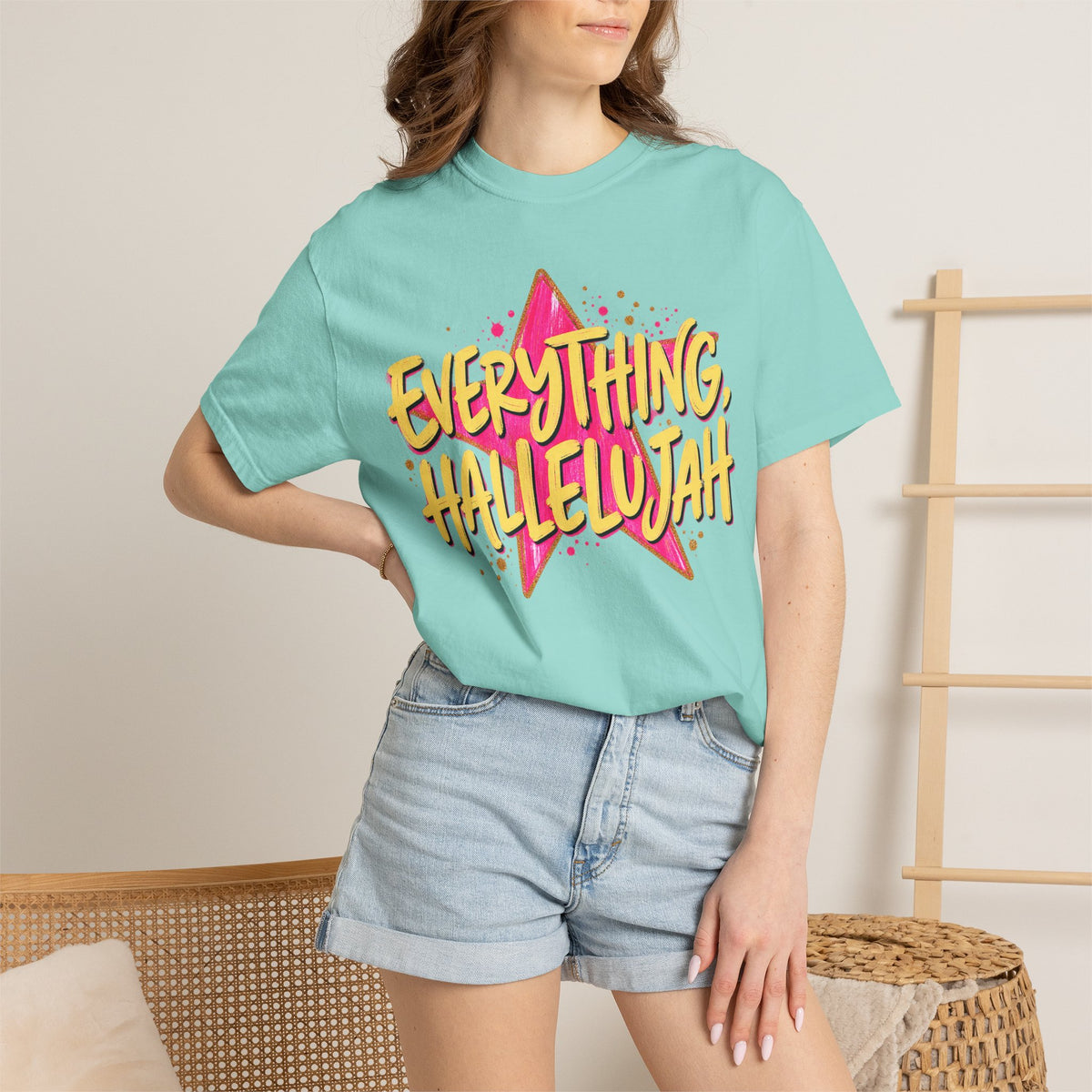 Everything, Hallelujah T-Shirt — Retro Star Christian Graphic Tee