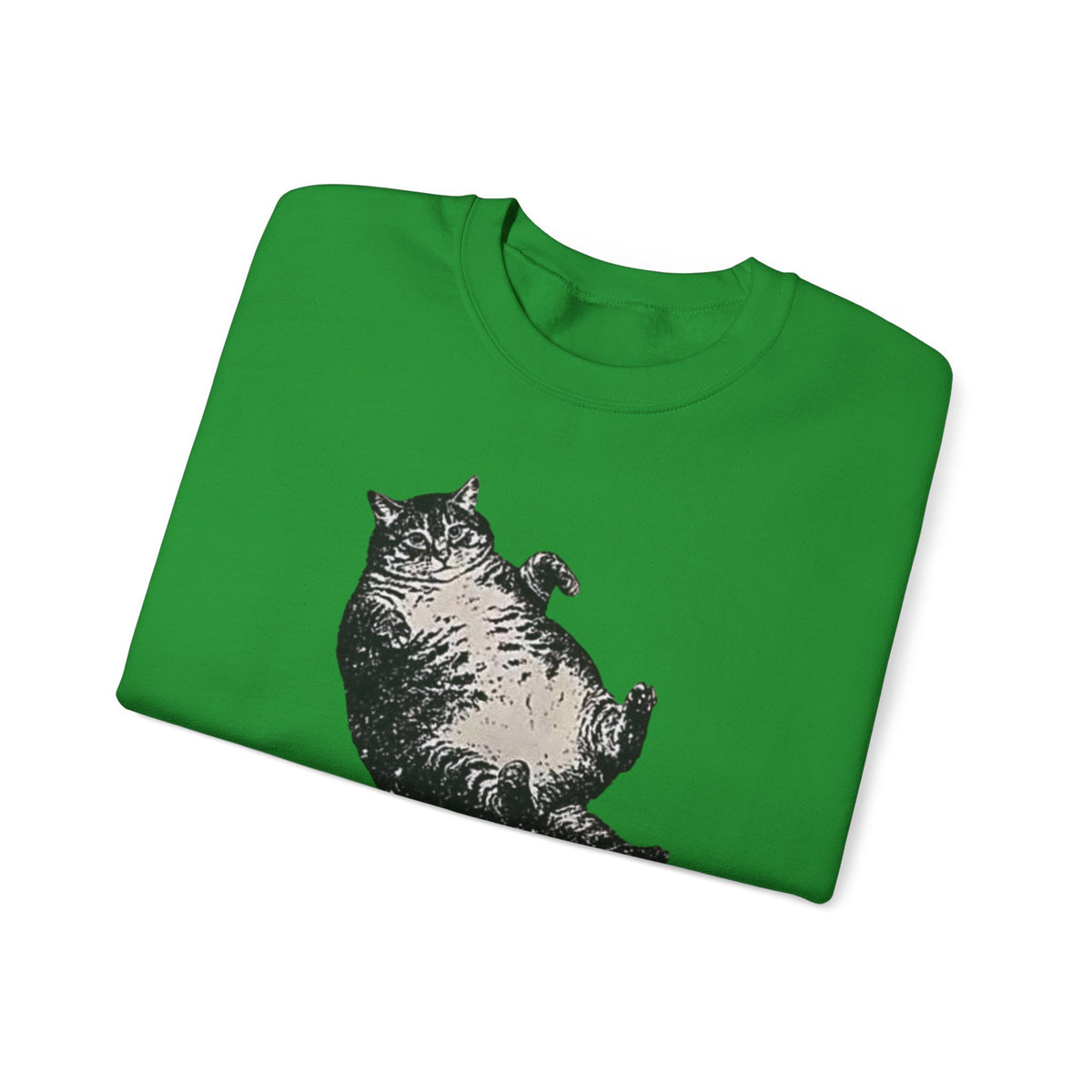 Cat Graphic Sweatshirt — "Mother, I Am But Skin and Bones" Vintage Illustration