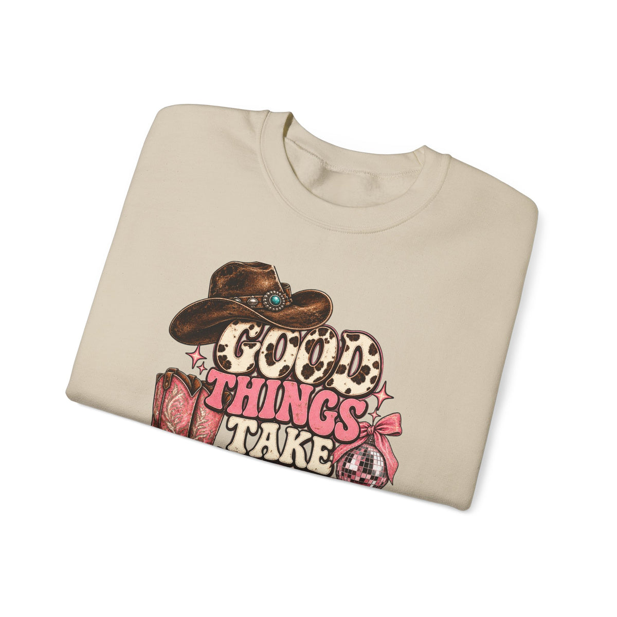 Good Things Take Time Crewneck Sweatshirt