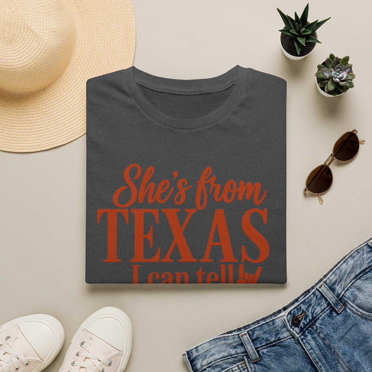 She’s From Texas T-Shirt — I Can Tell | Texas Pride Graphic Tee
