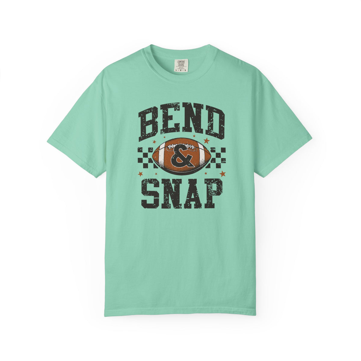 Bend & Snap Football Tee — Vintage Distressed Game Day T-Shirt