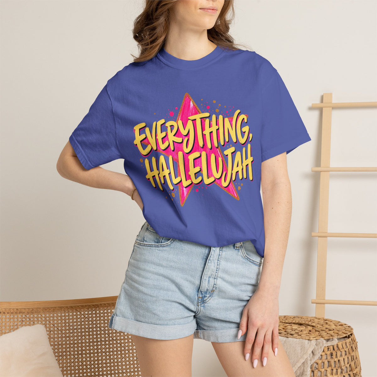 Everything, Hallelujah T-Shirt — Retro Star Christian Graphic Tee