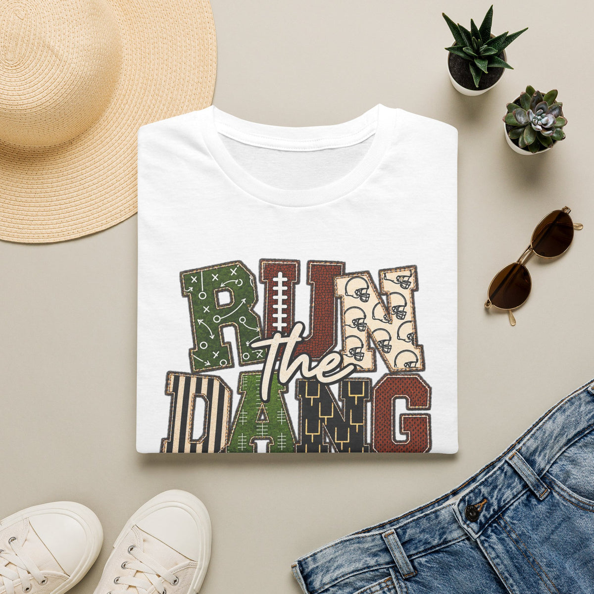 Ruling the Dawg - Football Graphic T-Shirt