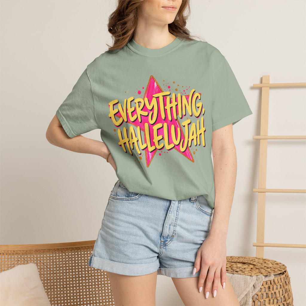 Everything, Hallelujah T-Shirt — Retro Star Christian Graphic Tee