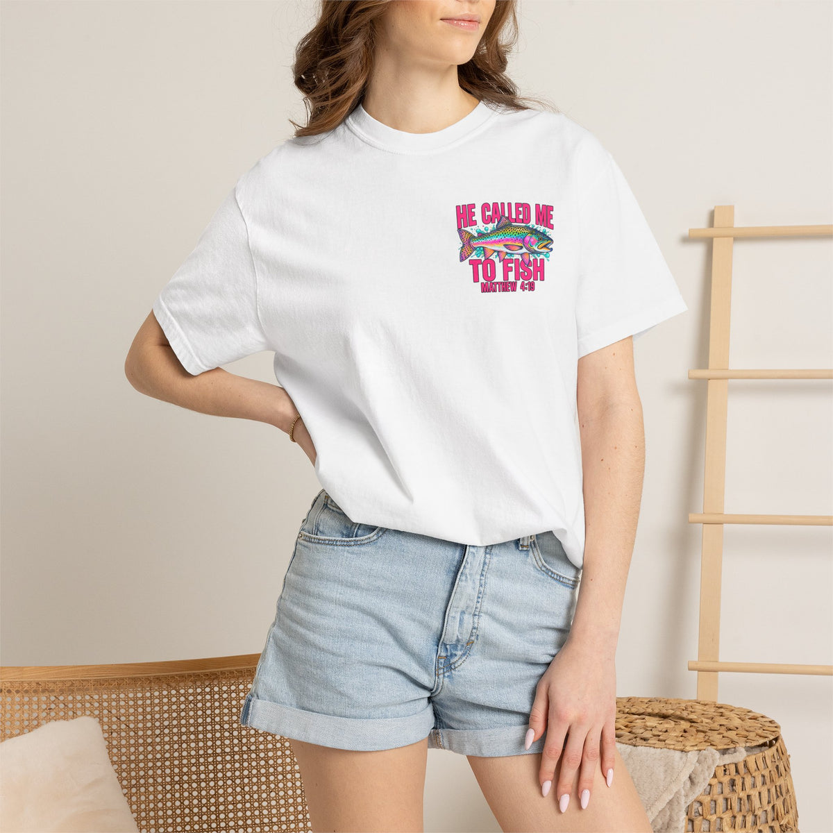 He Called Me To Fish T-Shirt — Christian Fishing Graphic Tee