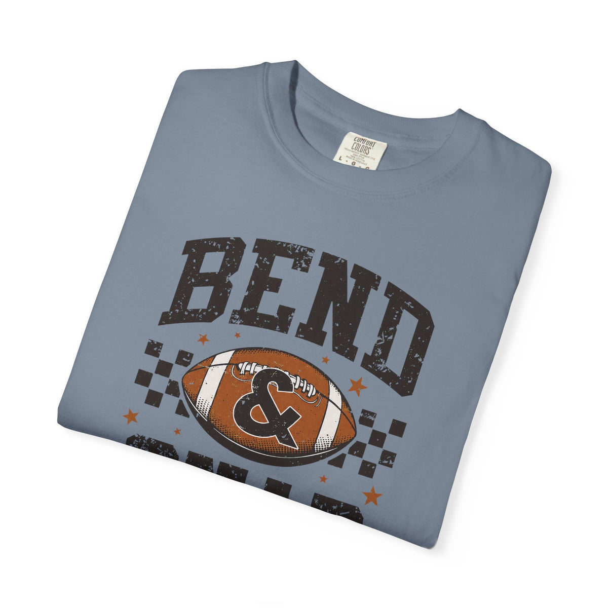 Bend & Snap Football Tee — Vintage Distressed Game Day T-Shirt