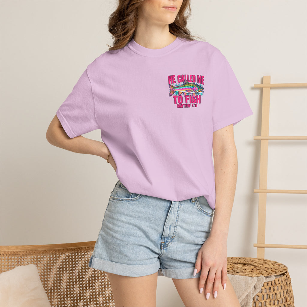 He Called Me To Fish T-Shirt — Christian Fishing Graphic Tee
