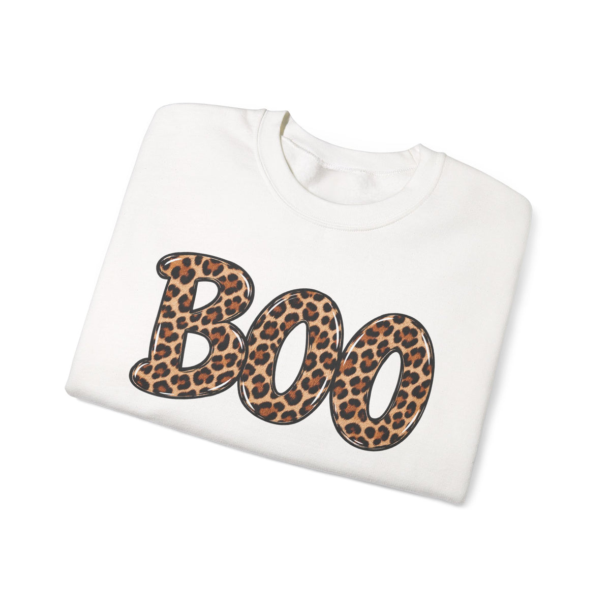 Leopard Print "BOO" Sweatshirt