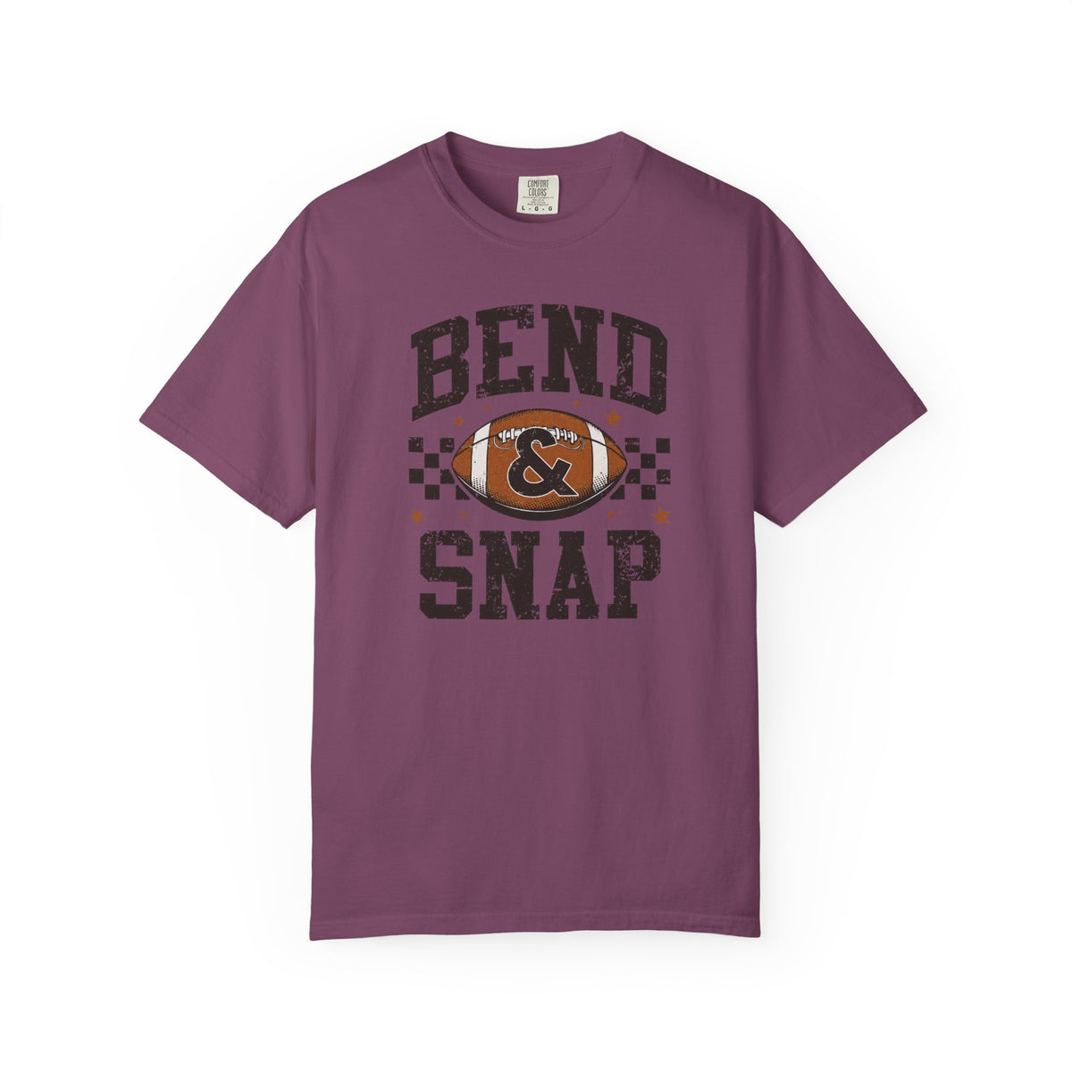 Bend & Snap Football Tee — Vintage Distressed Game Day T-Shirt