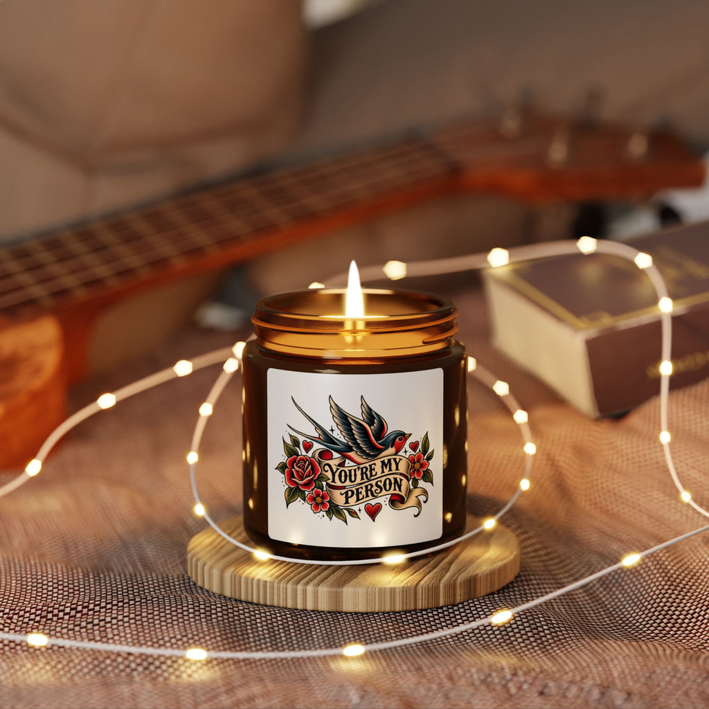 You're My Person Soy Candle — Amber Jar Scented Candle (Multiple Sizes)