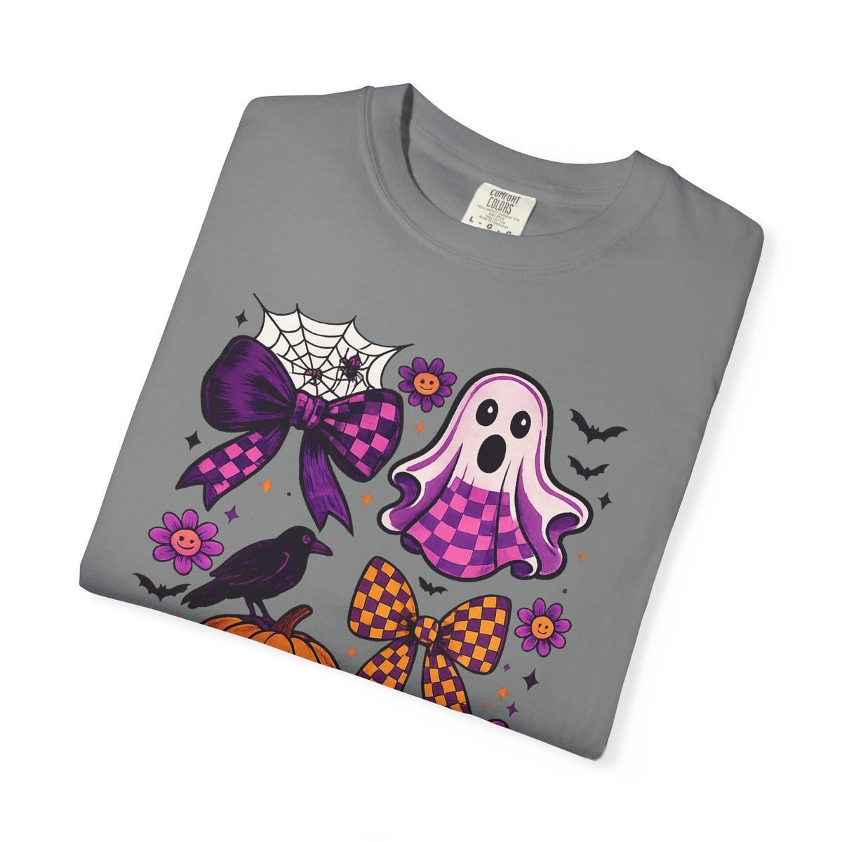 Halloween Cute Ghost & Pumpkin T‑Shirt — Trick or Treat Graphic Tee