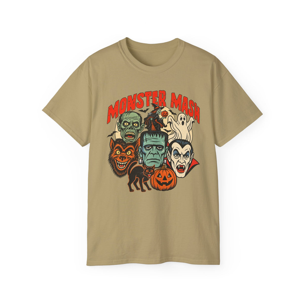 Monster Mash T-Shirt — Vintage Halloween Monster Graphic Tee