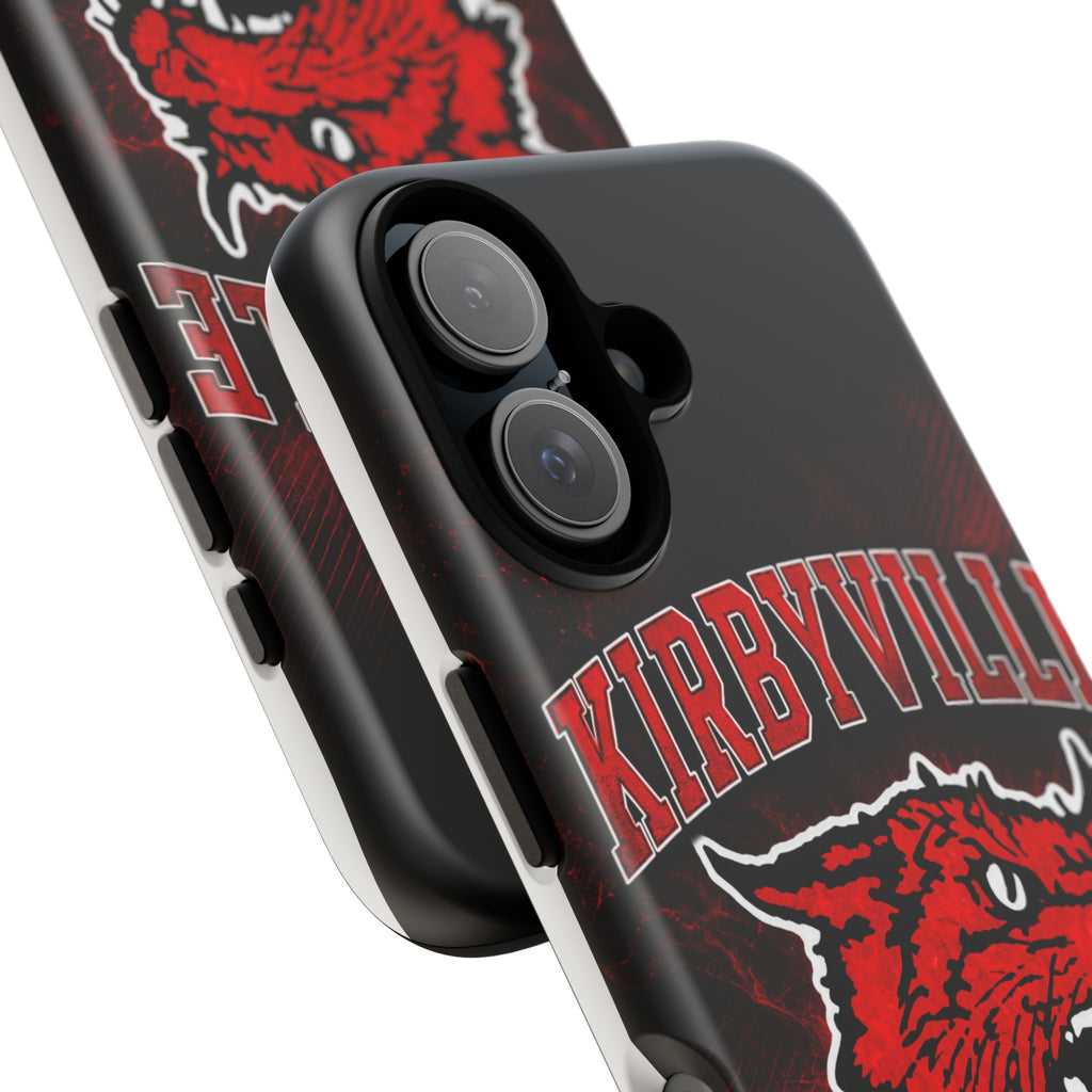 Kirbyville Wildcats Tough Phone Case — Protective School Spirit iPhone Case