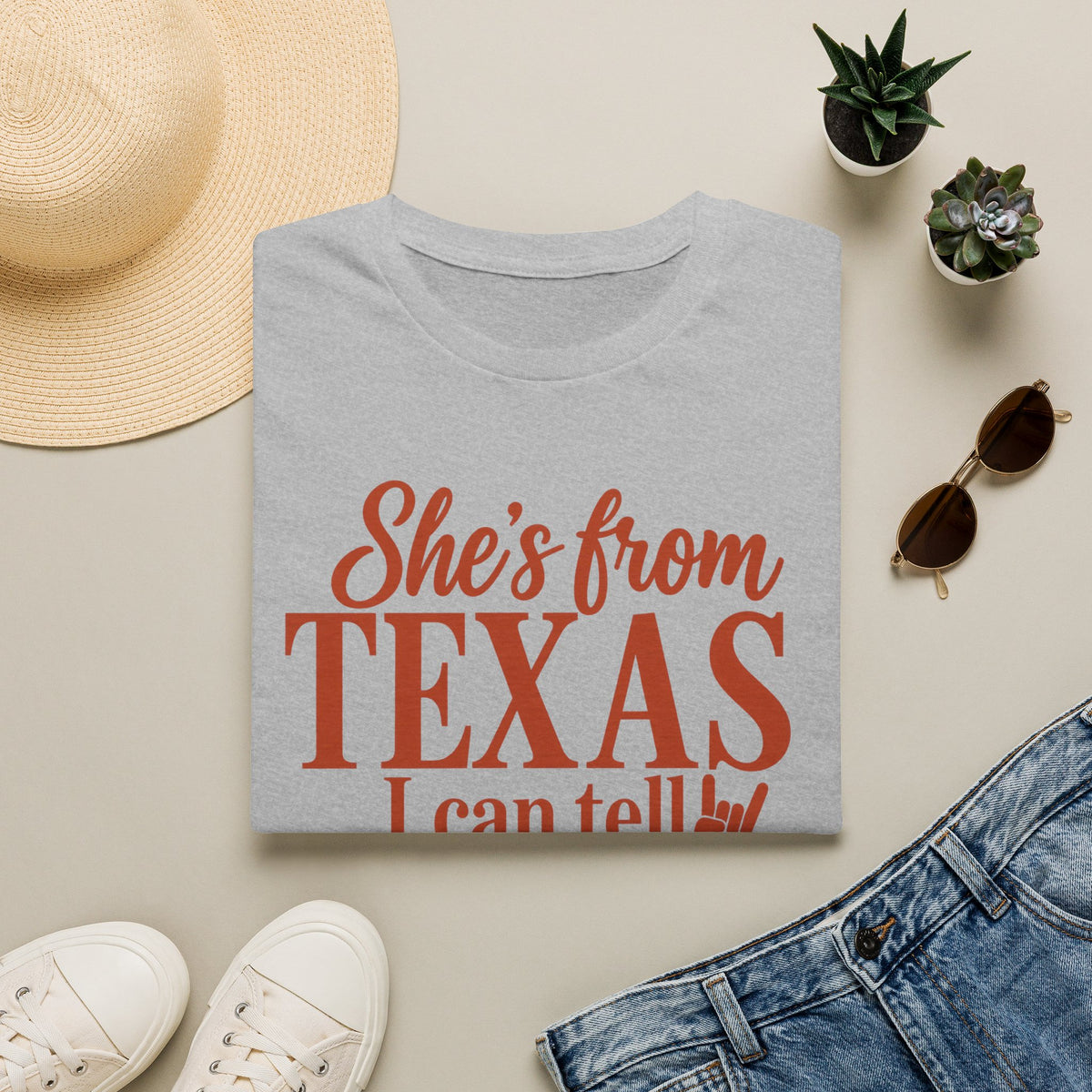 She’s From Texas T-Shirt — I Can Tell | Texas Pride Graphic Tee