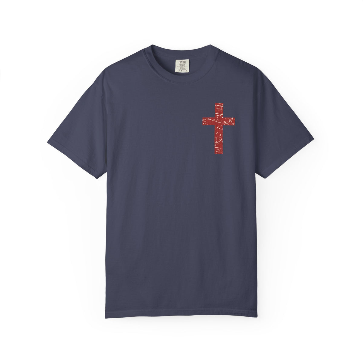 Christian Tee — 'The Heavens Are Roaring' Tiger Cross Graphic T-Shirt