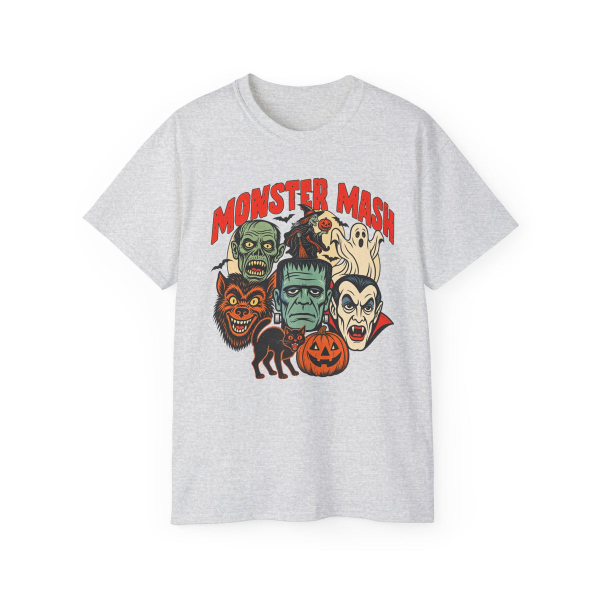 Monster Mash T-Shirt — Vintage Halloween Monster Graphic Tee