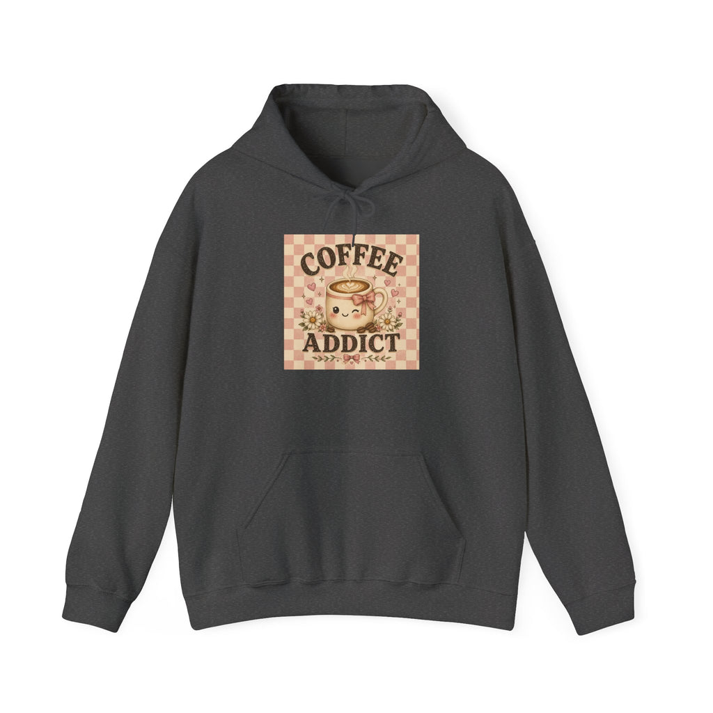 Coffee Addict Hoodie — Vintage Retro Coffee Lover Sweatshirt