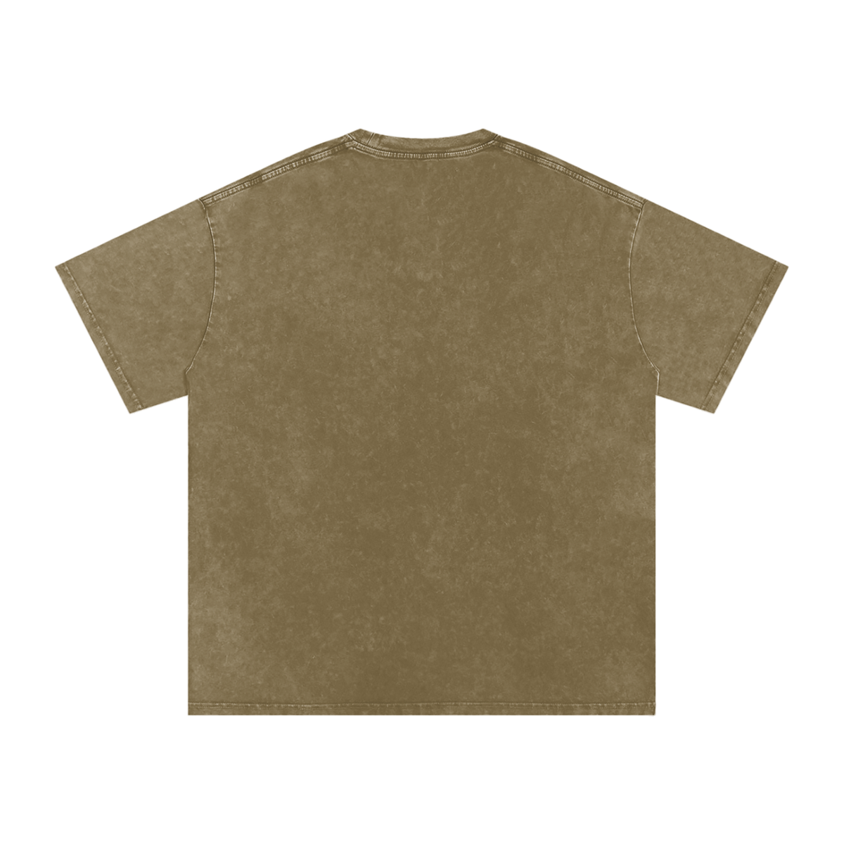 Burnt Orange Football fan Snow Washed Oversized Cotton T-Shirt