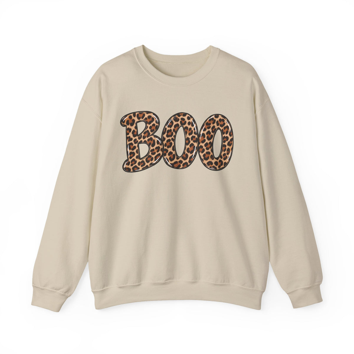 Leopard Print "BOO" Sweatshirt