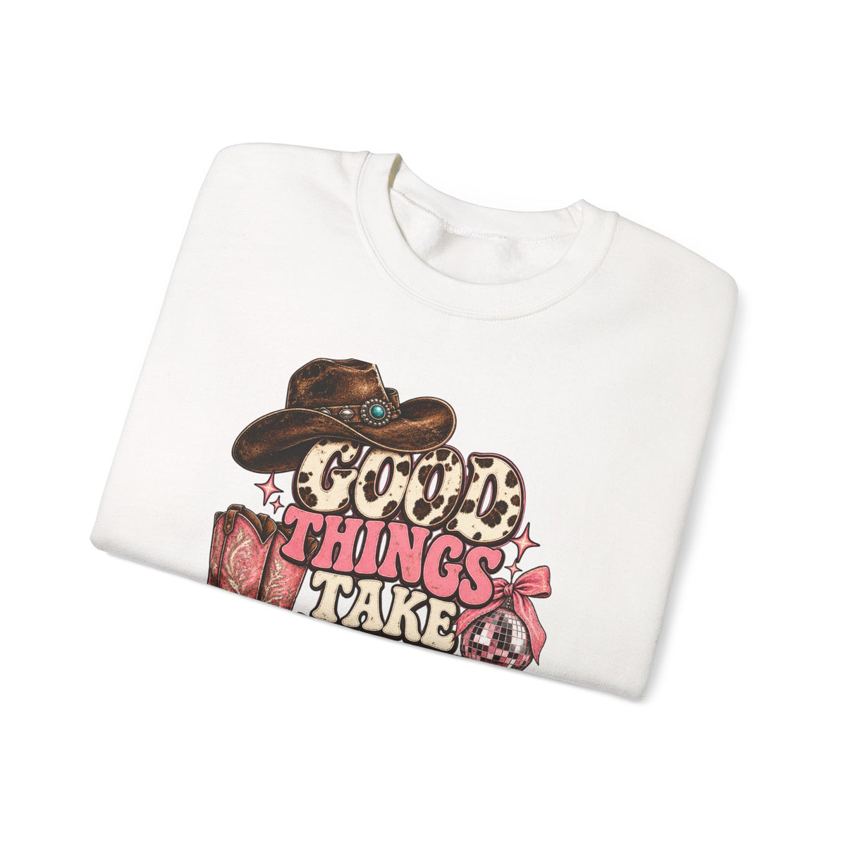 Good Things Take Time Crewneck Sweatshirt