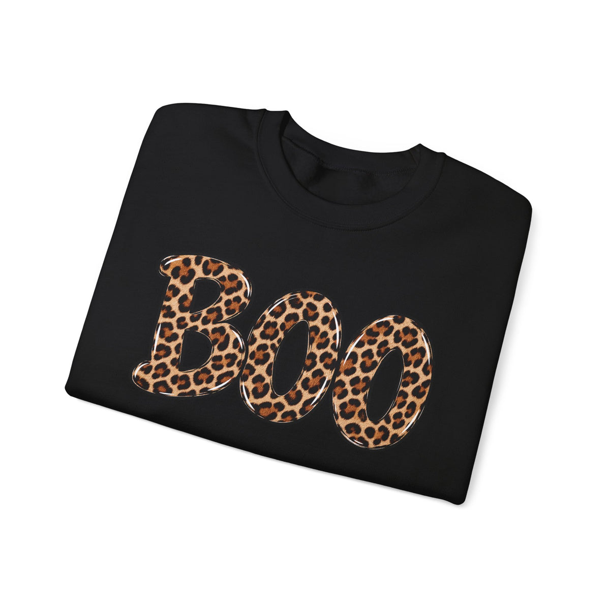 Leopard Print "BOO" Sweatshirt