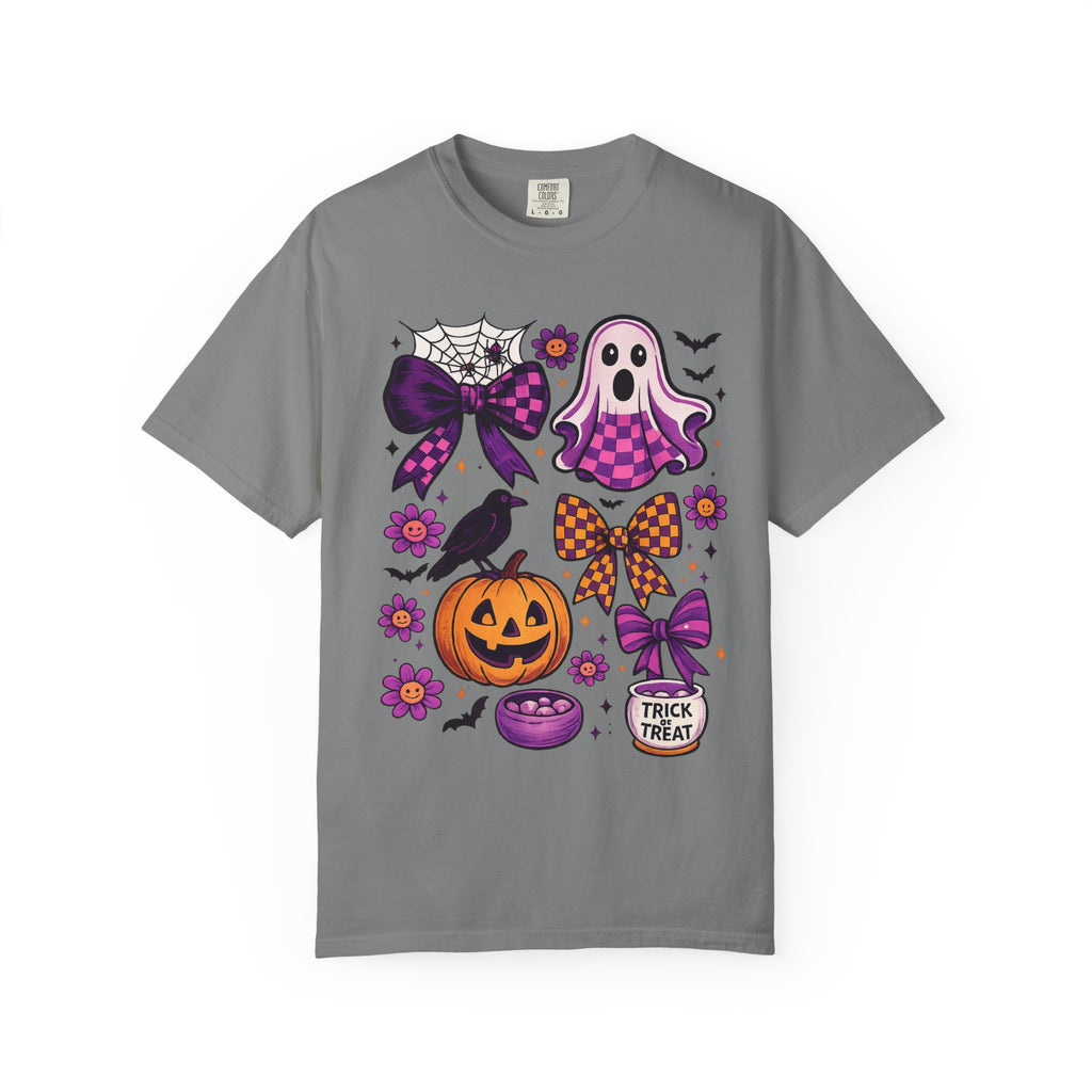 Halloween Cute Ghost & Pumpkin T‑Shirt — Trick or Treat Graphic Tee