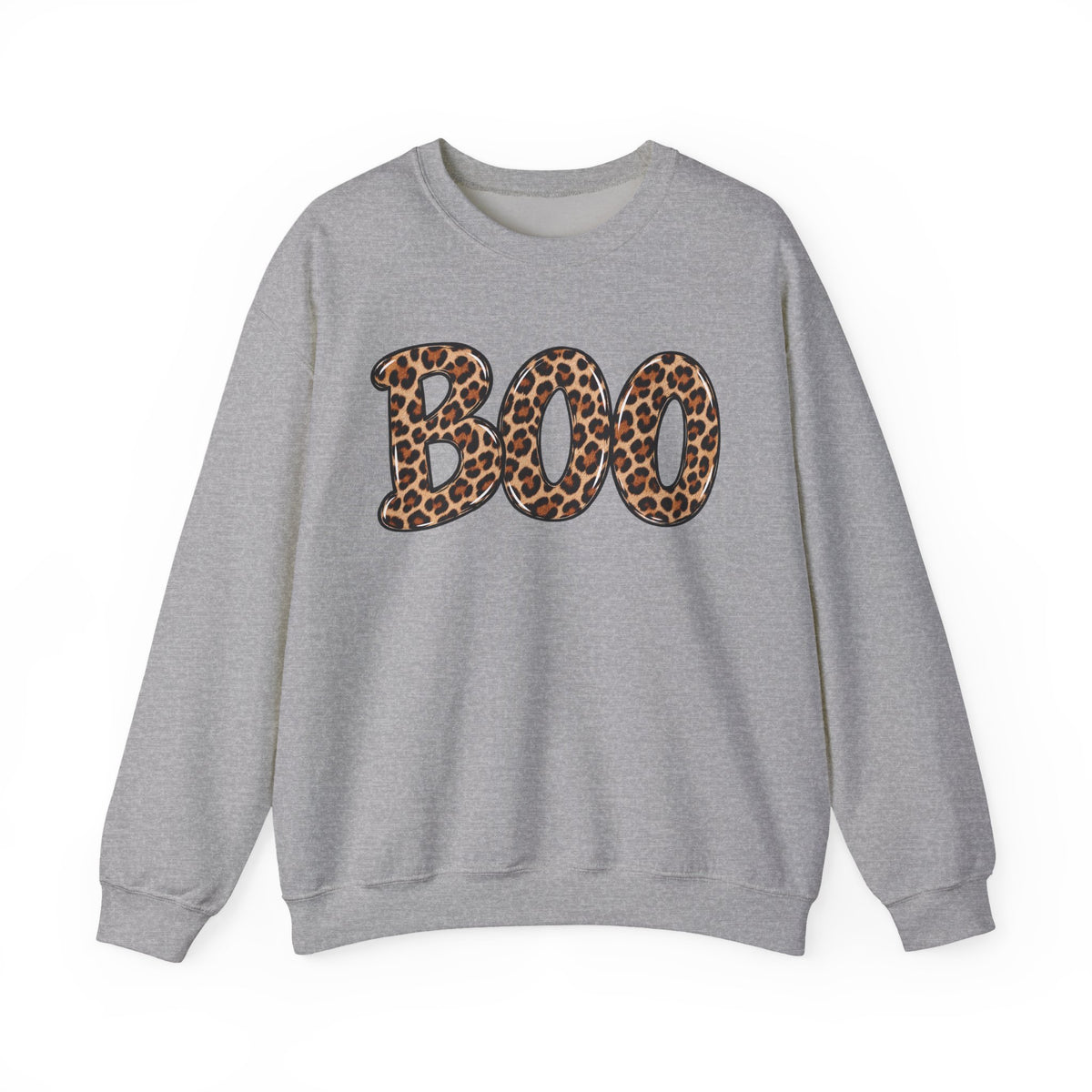 Leopard Print "BOO" Sweatshirt
