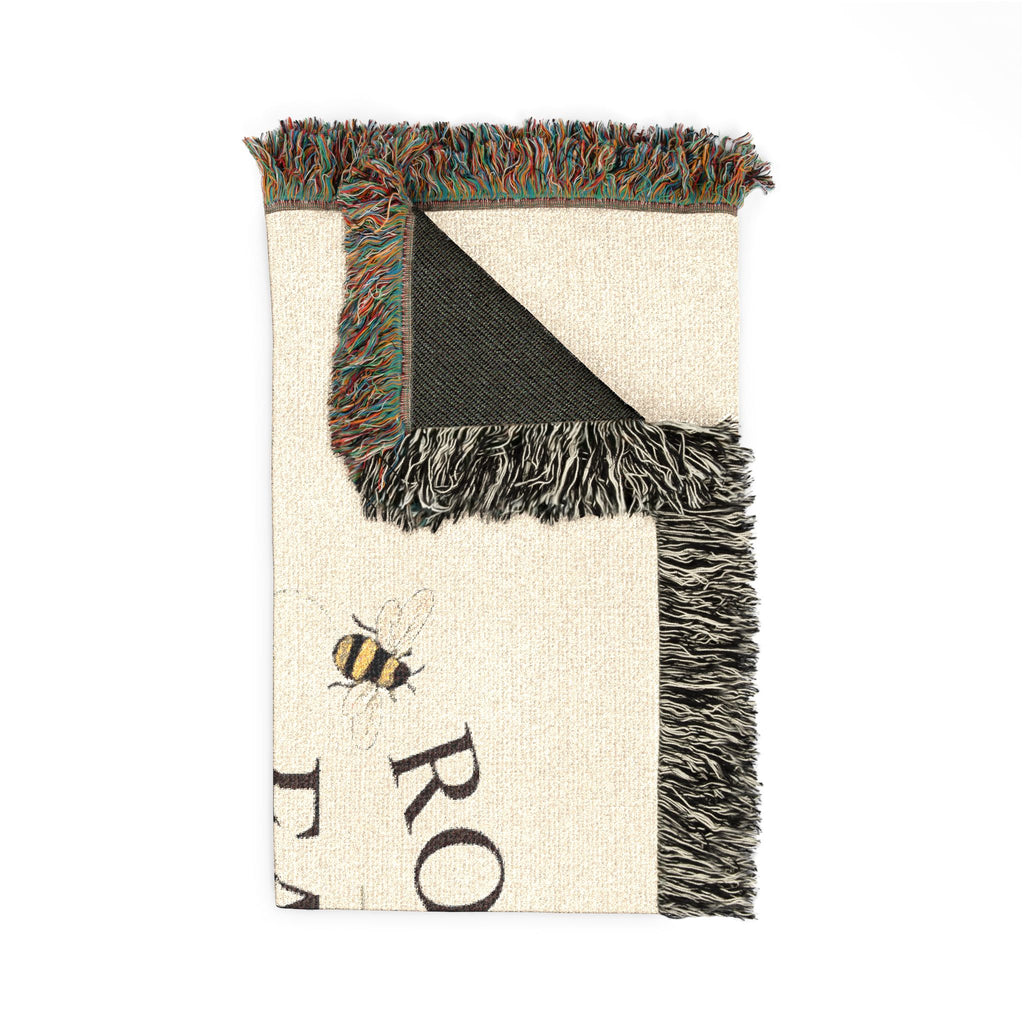Rooted in Faith Woven Blanket – "Rooted in Faith, Growing in Grace" Inspirational Throw