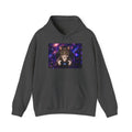 Cat Sorcerer Hoodie — Mystic Cosmic Witch Cat Holding Orb Sweatshirt