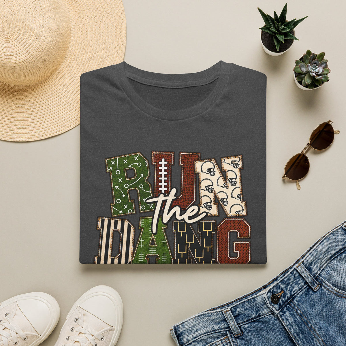 Ruling the Dawg - Football Graphic T-Shirt