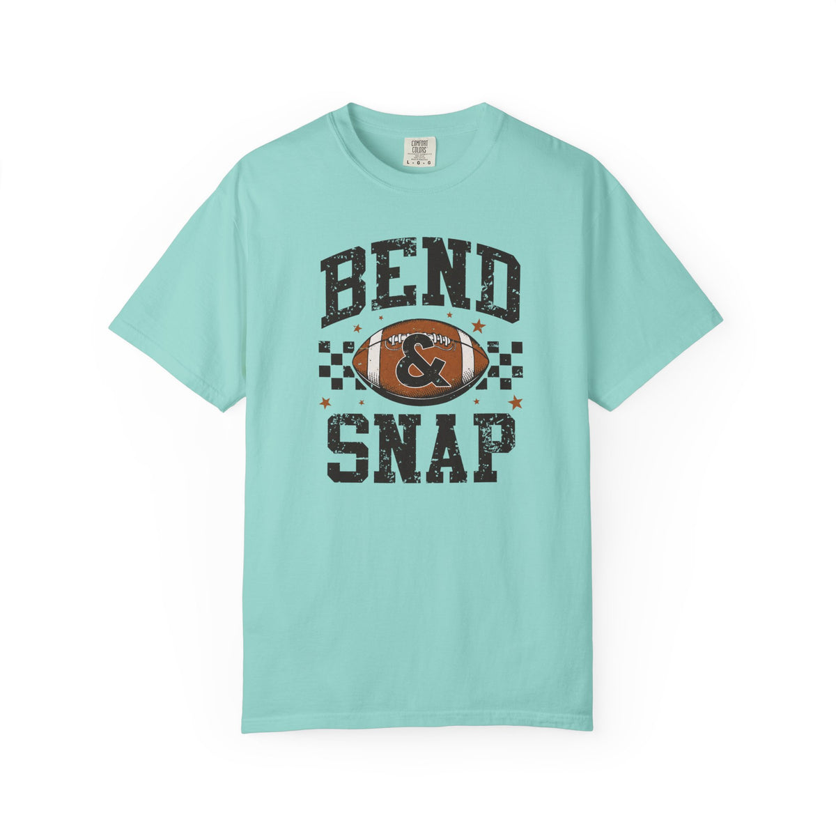 Bend & Snap Football Tee — Vintage Distressed Game Day T-Shirt