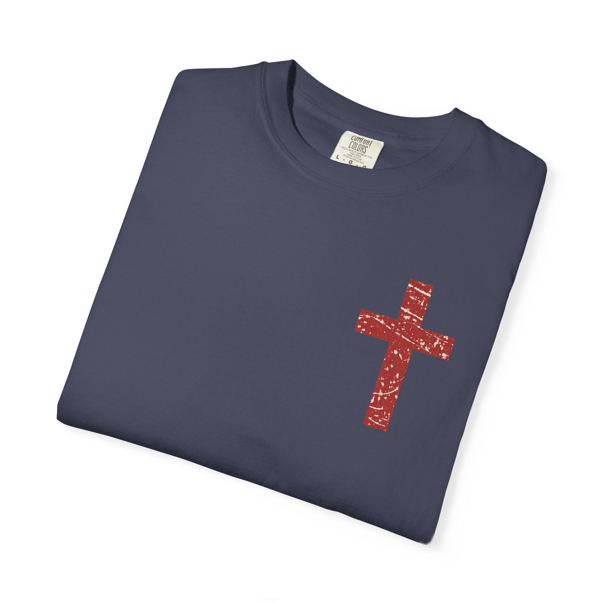 Christian Tee — 'The Heavens Are Roaring' Tiger Cross Graphic T-Shirt